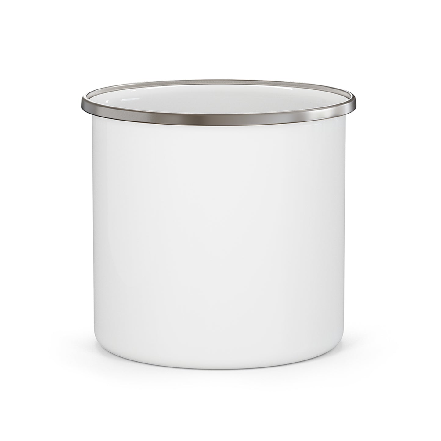 Enamel Camping Mug — "Take Me to the Mountains" Retro Sunset Adventure Cup