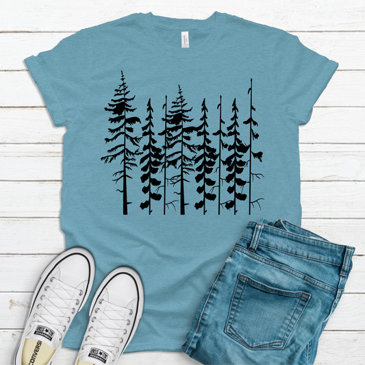 Minimalist Forest Unisex Tee